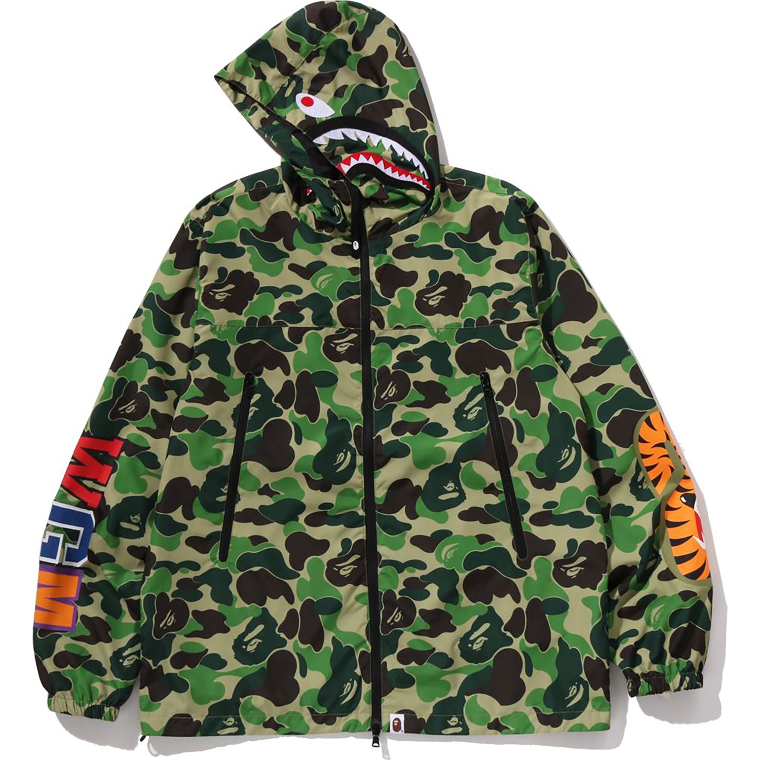 Alternative view of ABC CAMO SHARK HOODIE JACKET MENS
