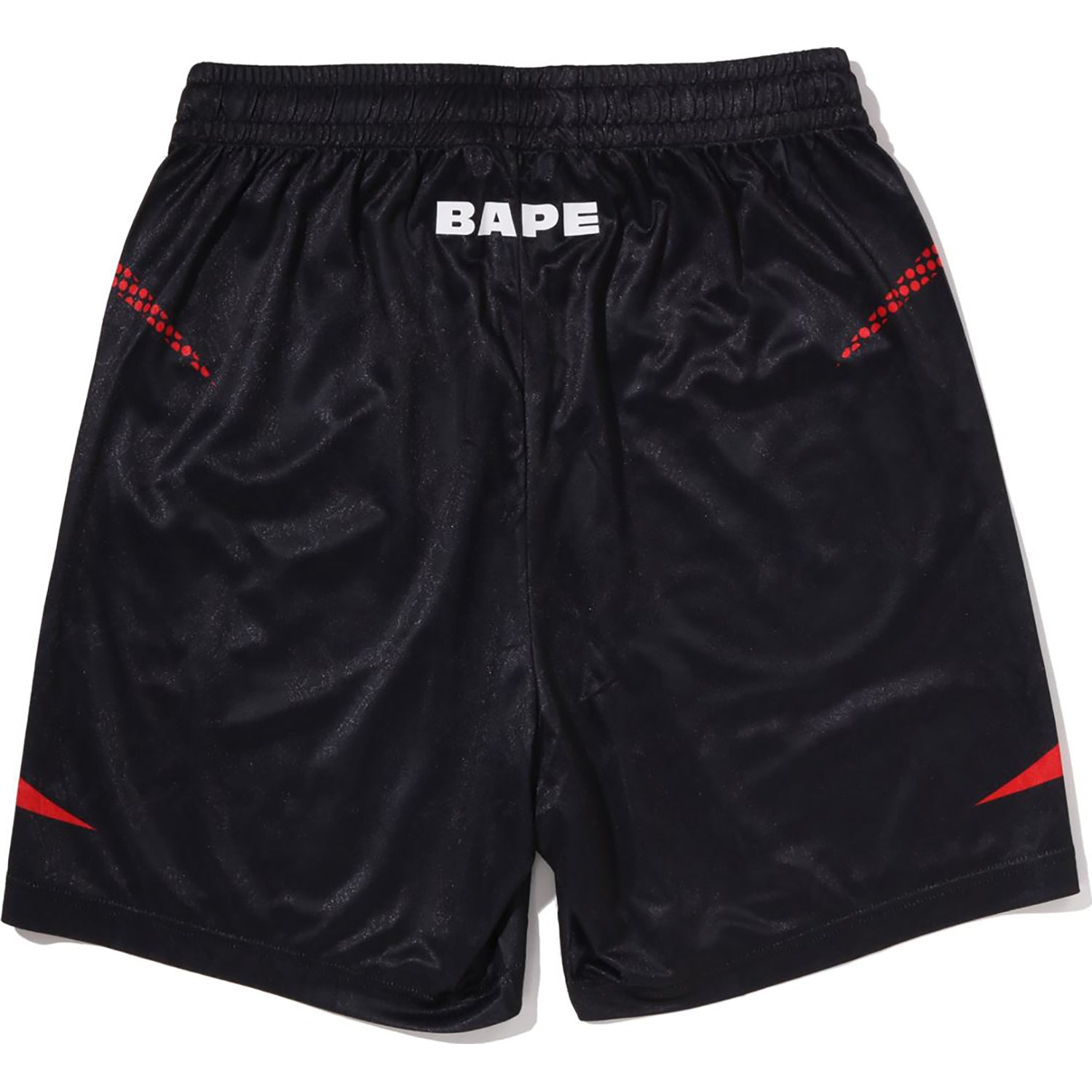 Alternative view of APE FLAME MONOGRAM JACQUARD RELAXED FIT FOOTBALL SHORTS MENS