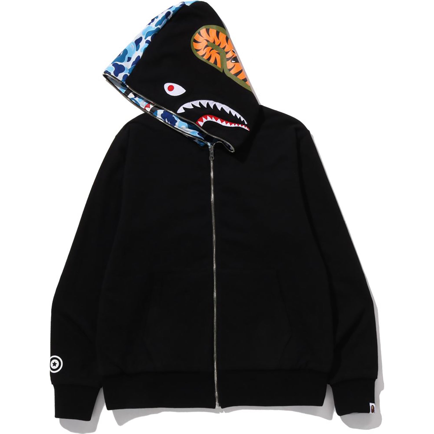 Alternative view of ABC CAMO REVERSIBLE SHARK FULL ZIP HOODIE MENS