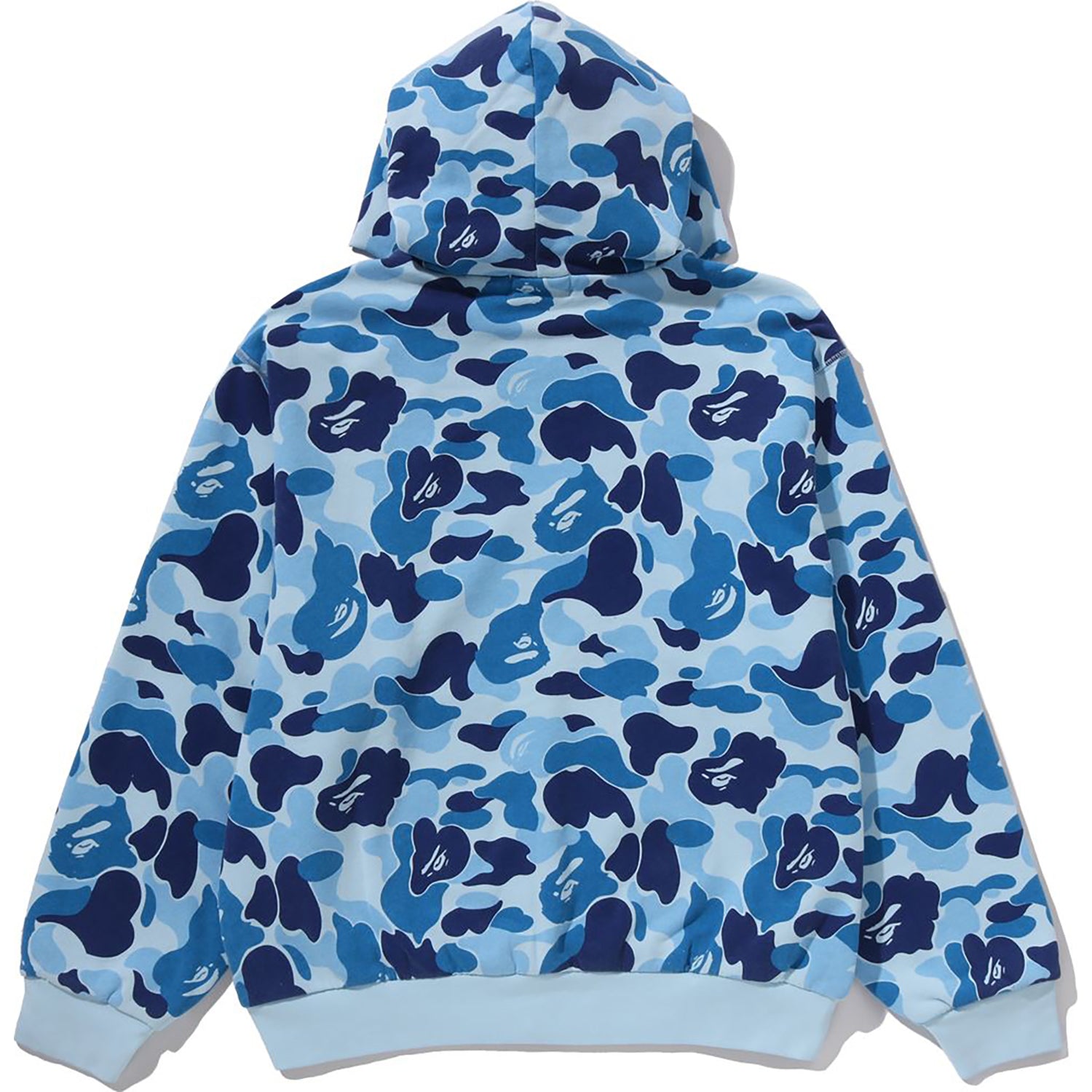 Alternative view of ABC CAMO HEAVY WASH CROPPED FIT ZIP HOODIE MENS